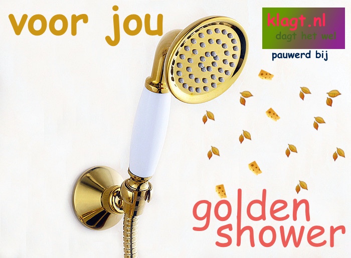Gouden douche